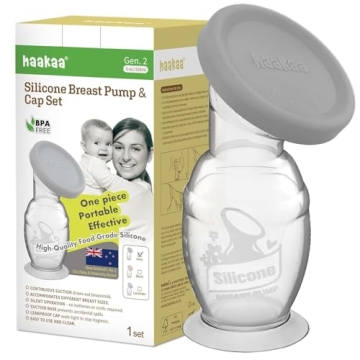 Haakaa Silicone Breast Pump for Nursing Moms