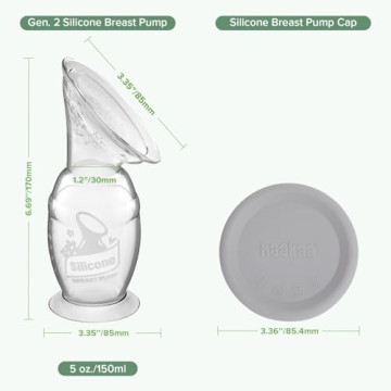 Haakaa Silicone Breast Pump for Nursing Moms