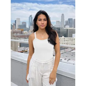 Abonlen Soft Ribbed Sleeveless Tank Top for Women