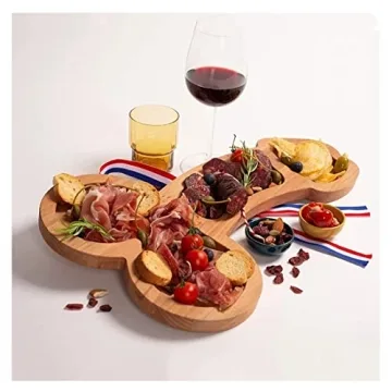 Eco-Friendly Guiran Aperitif Board: Perfect for Cheese, Snacks & More