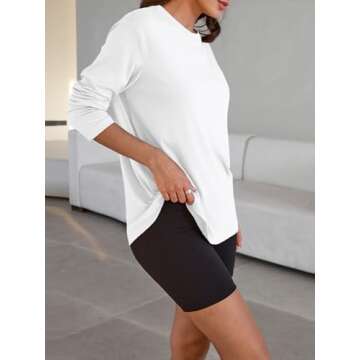 Trendy Queen Women's Long Sleeve T-Shirts for Fall Fashion