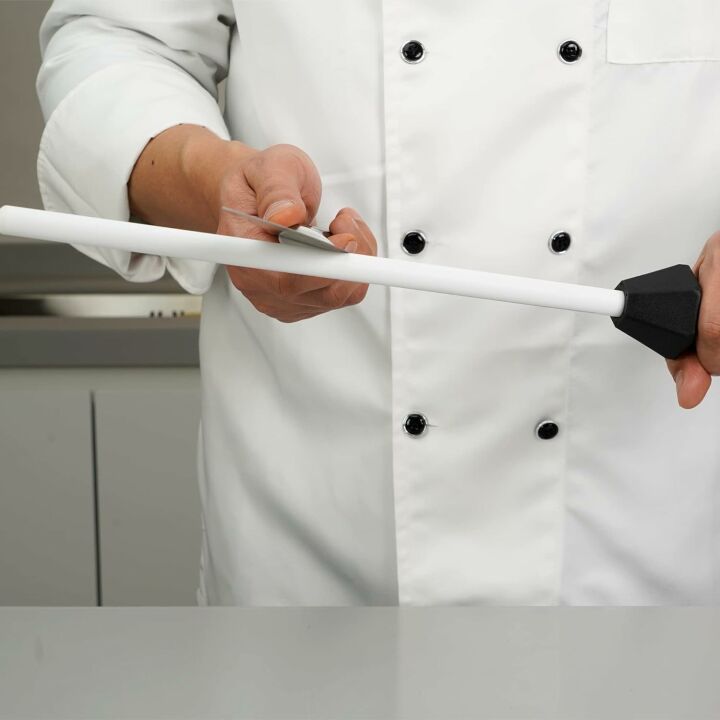 17.5-Inch Ceramic Sharpening Steel with 3000-Grit