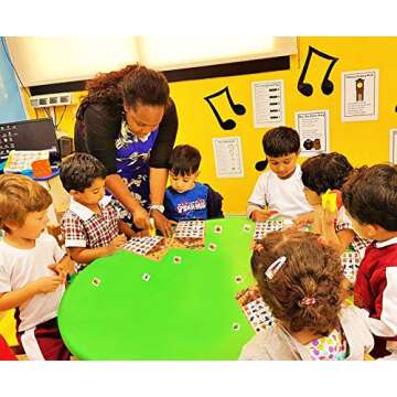 MISS FANTASY Thanksgiving Bingo Game - 24 Player Cards, Family & Toddler Friendly, Classroom Party Activities