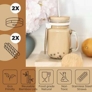 Eco-Friendly B&B Farmhouse Glass Containers for Meal Prep