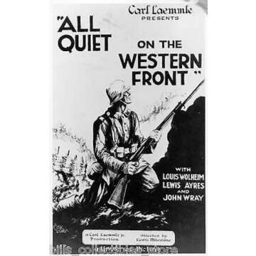 Louis Wolheim Lew Ayres All Quiet on the Western Front 8x10 Photo