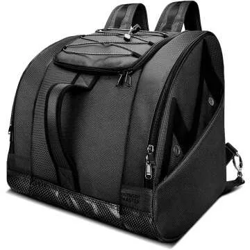 Ski & Snowboard Boot Bag - Waterproof & Travel-Savvy