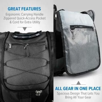 Ski & Snowboard Boot Bag - Waterproof & Travel-Savvy