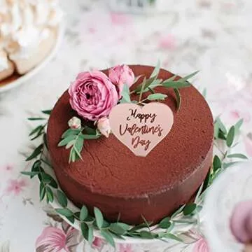 25pcs Cake Decorating Cupcake Picks Valentine's Day Cake Topper Valentine's Day Dessert Decor Cake Dessert Pick Valentine's Day Cake Pick Cake Insert Adorns Cake Tops Adorn