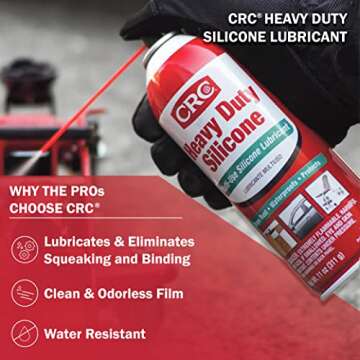 CRC 05074 Heavy Duty Silicone Lubricant - 7.5 Wt Oz.