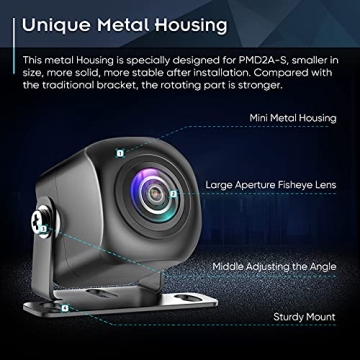 PixelMan AHD 1080P Waterproof Backup Camera for Vehicles