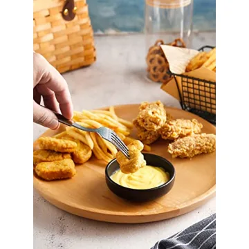 YJR Ceramic Japanese Dipping Bowls Set with Stand - Elegant & Durable