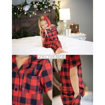 Arshiner Girls Pajamas Soft Sleepwear 2-Piece Set