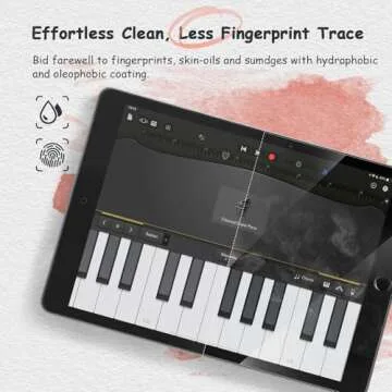 bersem 2 Pack Paperfeel Screen Protector compatible with iPad 9th / 8th / 7th Generation (10.2-Inch, 2021/2020/2019 Model), Matte PET film for Drawing, Anti-Glare, Designed for Apple Pencil