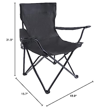 YSSOA Portable Folding Camping Chair Lightweight Durable Comfort