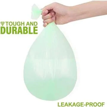 1.2 Gallon Small Trash bags Mini Bathroom Garbage Bags Fit 4.5 Liter Trash-Can-Liners for Bathroom K...