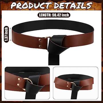 Leumoi Men's Renaissance Costume Set for All Occasions