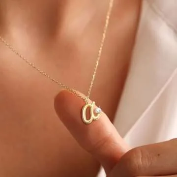 KSF Layered Initial Necklace - Dainty Custom Gold Jewelry