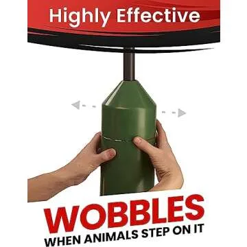 iPrimio 18" Squirrel Baffle - Easy Install Pole Wrap Around Baffle: Protect Hanging Bird Feeders, Squirrel Baffles for Bird Feeders, No Tool Install, Durable Weather Resistant, for Bird Feeder Poles