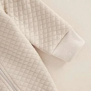 Adorable Newborn Hooded Romper for Fall Winter Warmth