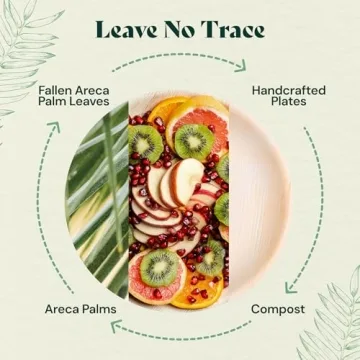 Stylish Palm Leaf Disposable Plates for Eco-Friendly Dining