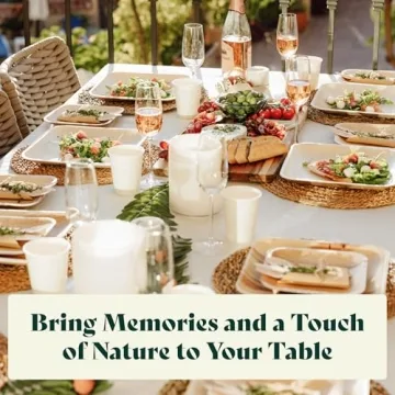 Stylish Palm Leaf Disposable Plates for Eco-Friendly Dining