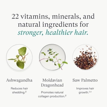 Nutrafol Women's Hair Growth Supplements, For Women 18-44 Years Old, Clinically Tested for Visibly Thicker, Stronger Hair, 100% Vegan Ingredients, Dermatologist Recommended - 1 Month Supply