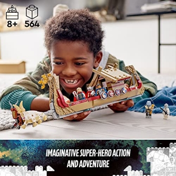 LEGO Marvel Thor Goat Boat 76208 Buildable Toy Ship Set