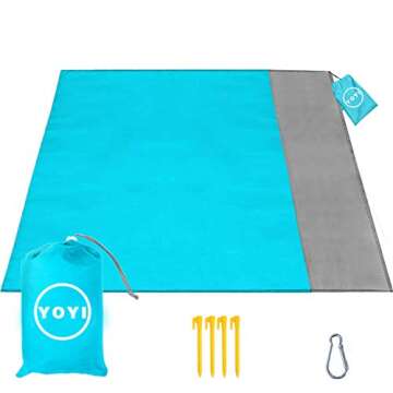 YOYI YOYI Sandproof Beach Blanket Waterproof Outdoor Mat