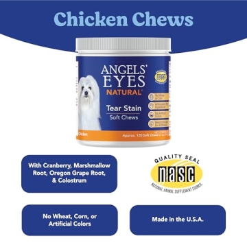 Angels’ Eyes Tear Stain Soft Chews - Chicken Flavor for Pets