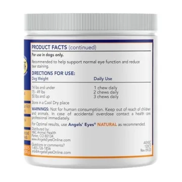 Angels’ Eyes Tear Stain Soft Chews - Chicken Flavor for Pets