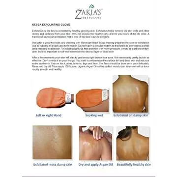 Moroccan Kessa Exfoliating Glove Value Pack for Smooth Skin