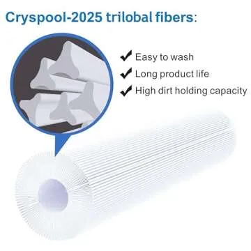 Cryspool® 04072 Hot Tub Filter - Easy Clean & Compatible