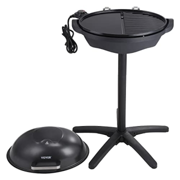 VEVOR Electric Grill 1800W Portable BBQ for Outdoor Cooking