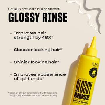 BABE ORIGINAL Glossy Rinse Treatment for Shine, Promotes Hydration, In-Shower Lamellar Water Hair Mask, 500 mL