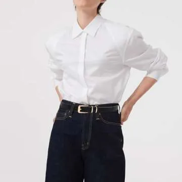 IFENDEI Women Waist Belts for Dresses Thin Black Skinny Leather Belts with Gold Pin Buckle Black X-Small