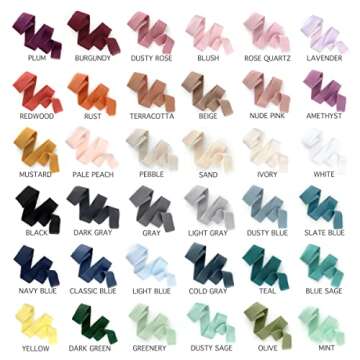 Blush 2 inch wide 5 yds frayed edges handmade cotton ribbon hand dyed for Rustic wedding invitation ...