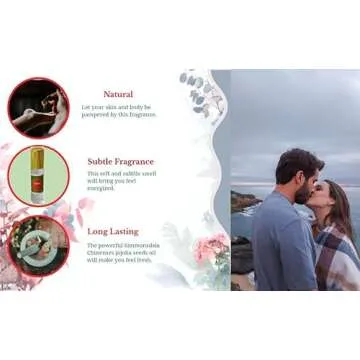 Amber Perfume Oil Roll-On for All - Alcohol Free Fragrance