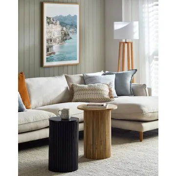 Elegant Fully Assembled Black Side Table for Modern Living