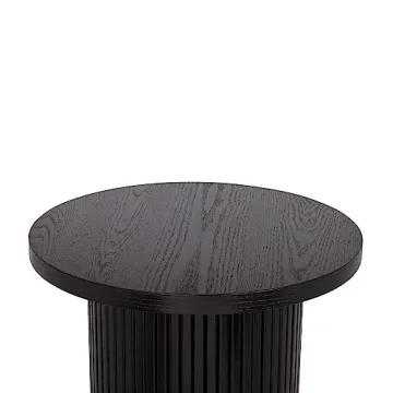 Elegant Fully Assembled Black Side Table for Modern Living