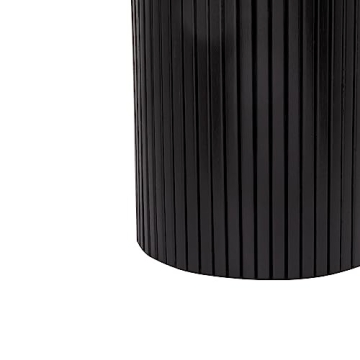 Elegant Fully Assembled Black Side Table for Modern Living