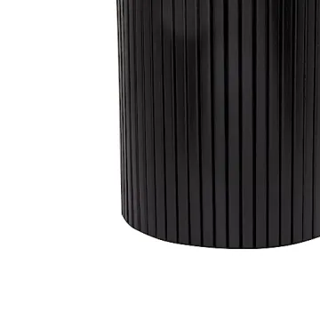 Elegant Fully Assembled Black Side Table for Modern Living