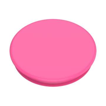 PopSockets Phone Grip with Expanding Kickstand, Solid PopGrip - Neon Pink