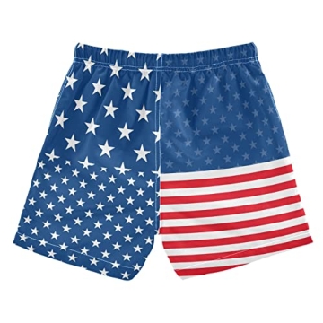 Matching Swim Trunks for Dad and Son American Flag