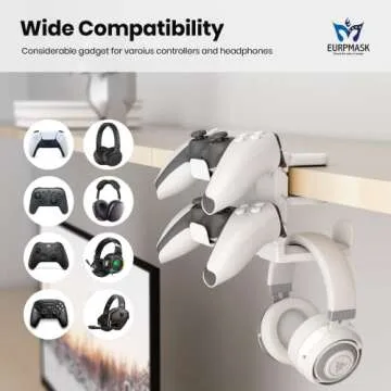 3-in-1 Gaming Headset & Controller Holder by EURPMASK