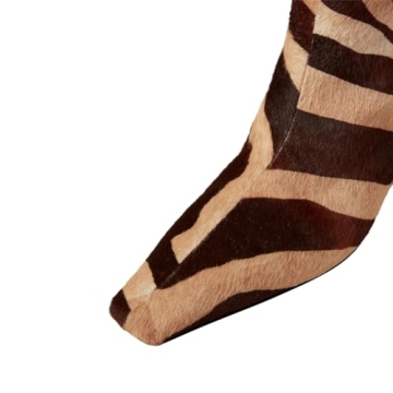 Stylish FSJ Women Square Toe Kitten Low Heel Ankle Boots