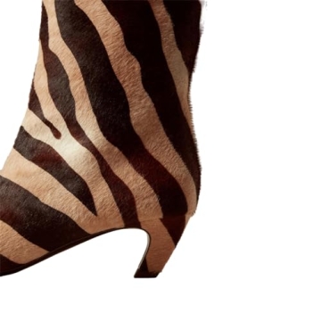 Stylish FSJ Women Square Toe Kitten Low Heel Ankle Boots