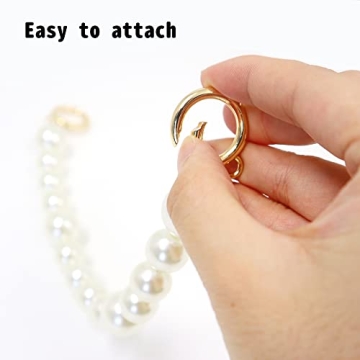 Imitation Pearl Handbag Chains Stylish Elegant Accessories