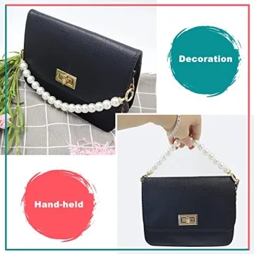Imitation Pearl Handbag Chains Stylish Elegant Accessories