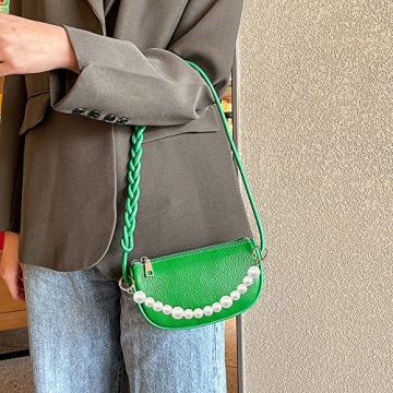 Imitation Pearl Handbag Chains Stylish Elegant Accessories