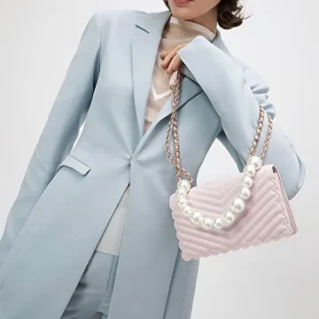 Imitation Pearl Handbag Chains Stylish Elegant Accessories